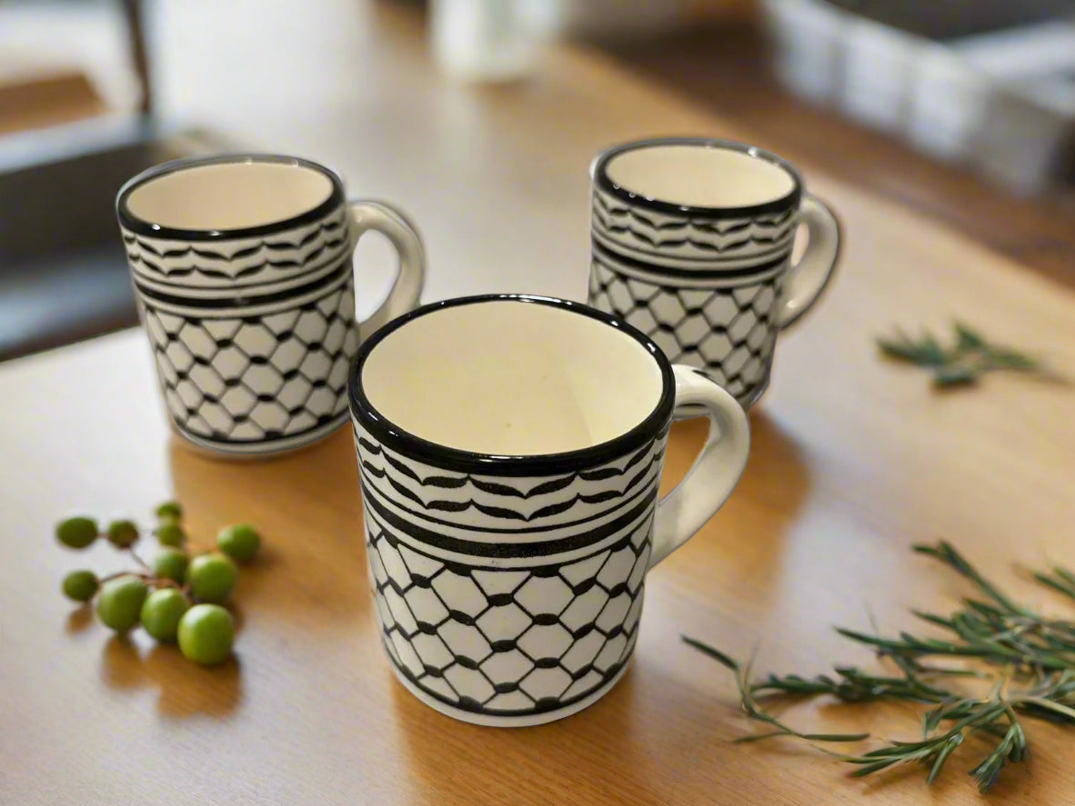 Keffiyeh coffee or tea Cup Palestine
