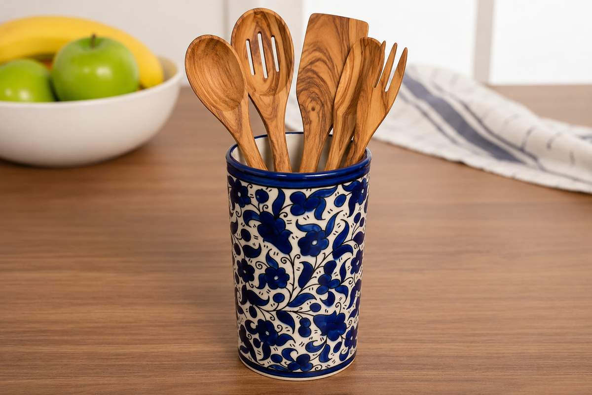 Handmade Ceramic Utensil Holder