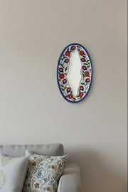 Wall decration ceramic mirror map of Palestine
