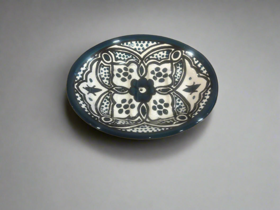 Handmade Soap Dish Ceramic Bathroom Accessories made in Palestine 