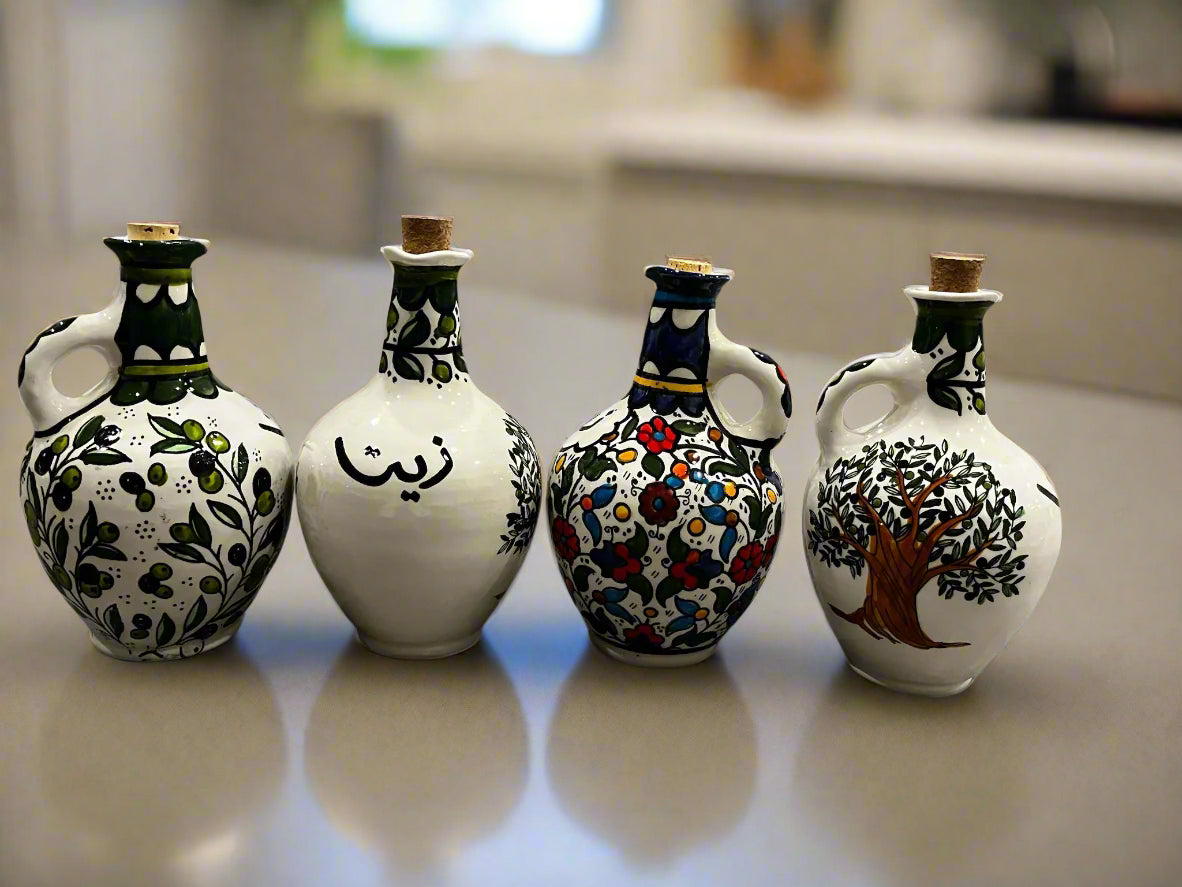 Hand Made Oil Decanter Palestinian