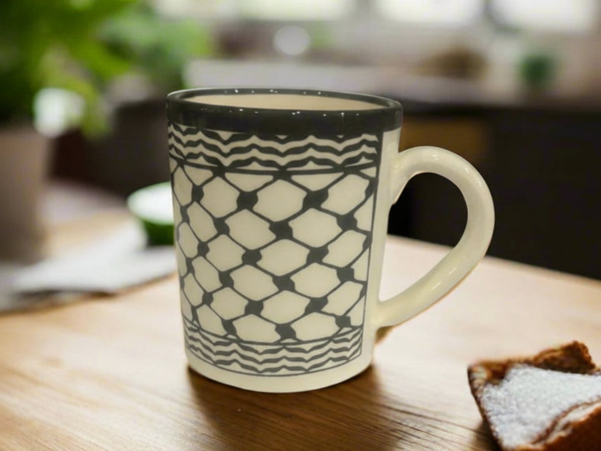 Handmade Ceramic Mug made in Hebron Palestine