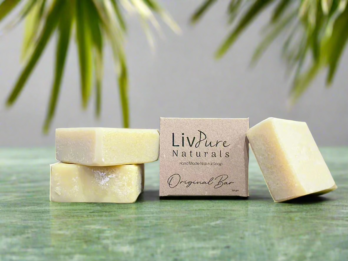 Original Lemongrass Olive Oil Soap | Moisturizing Face & Body Bar | Natural and Organic Deodorant