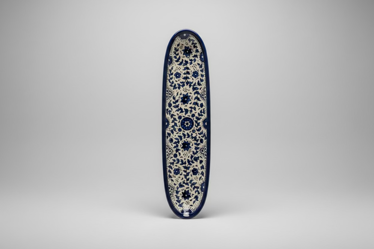 Appetizer long plate  - Ceramic