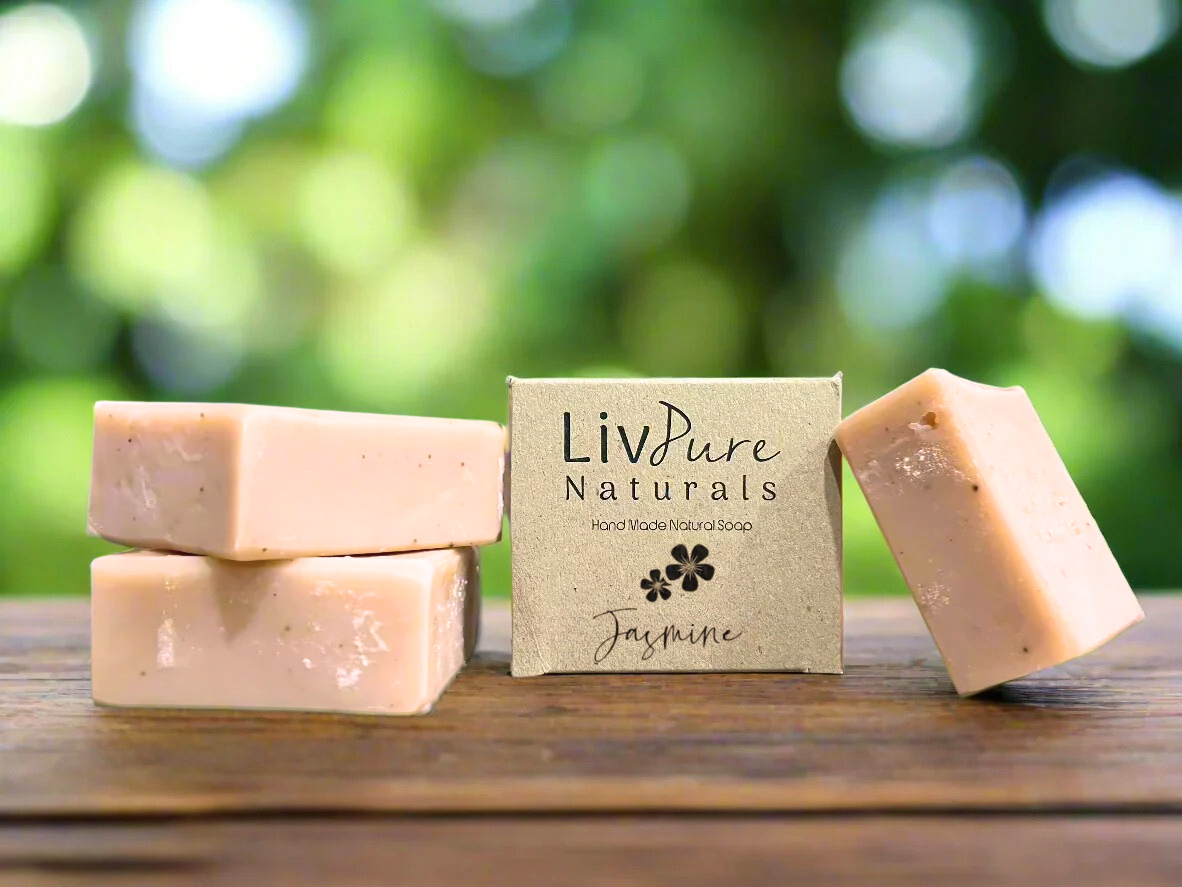 Intense hydration soothing care handmade Jasmine soap
