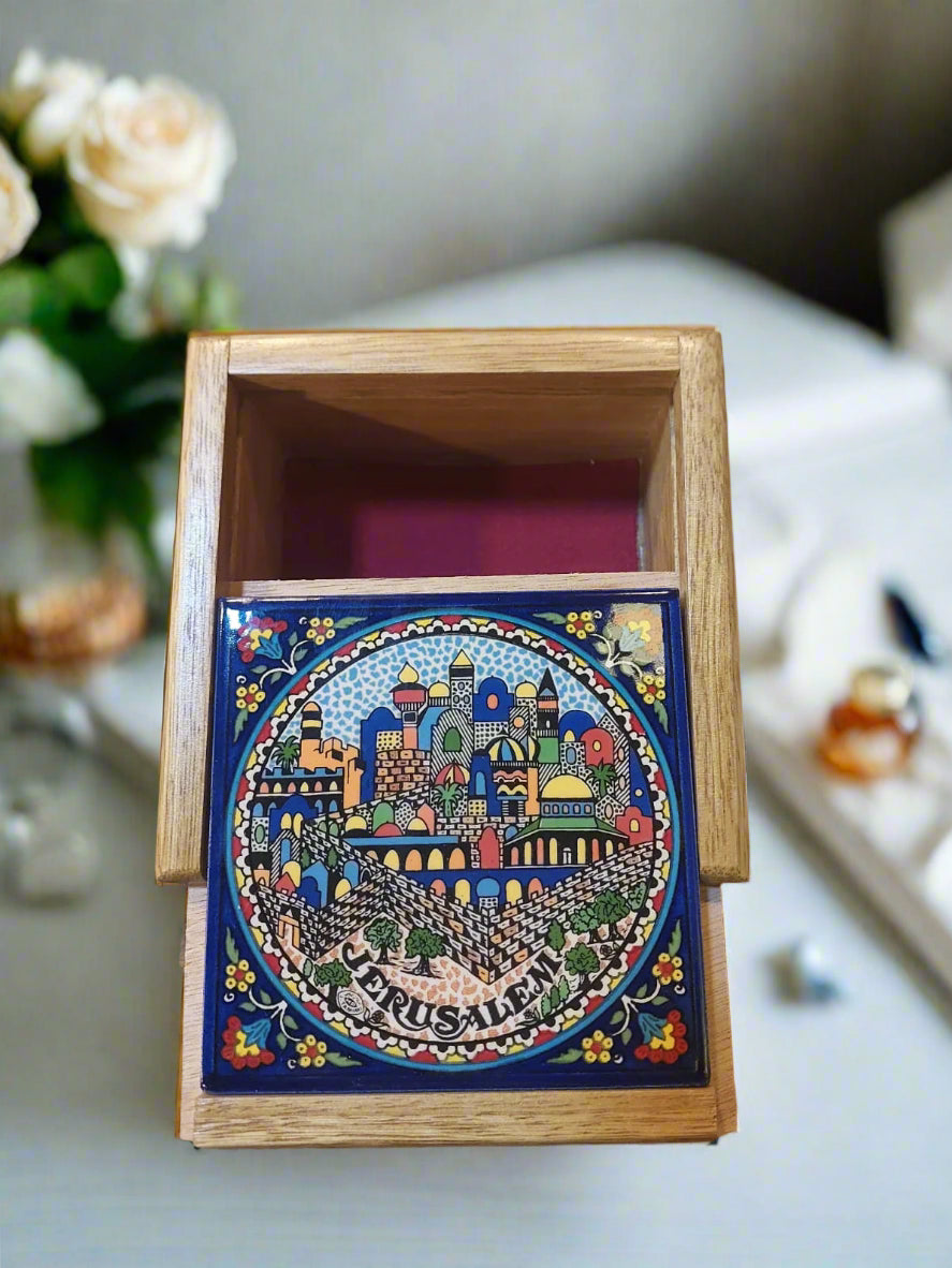 Jerusalem Tiled Jewelry Box