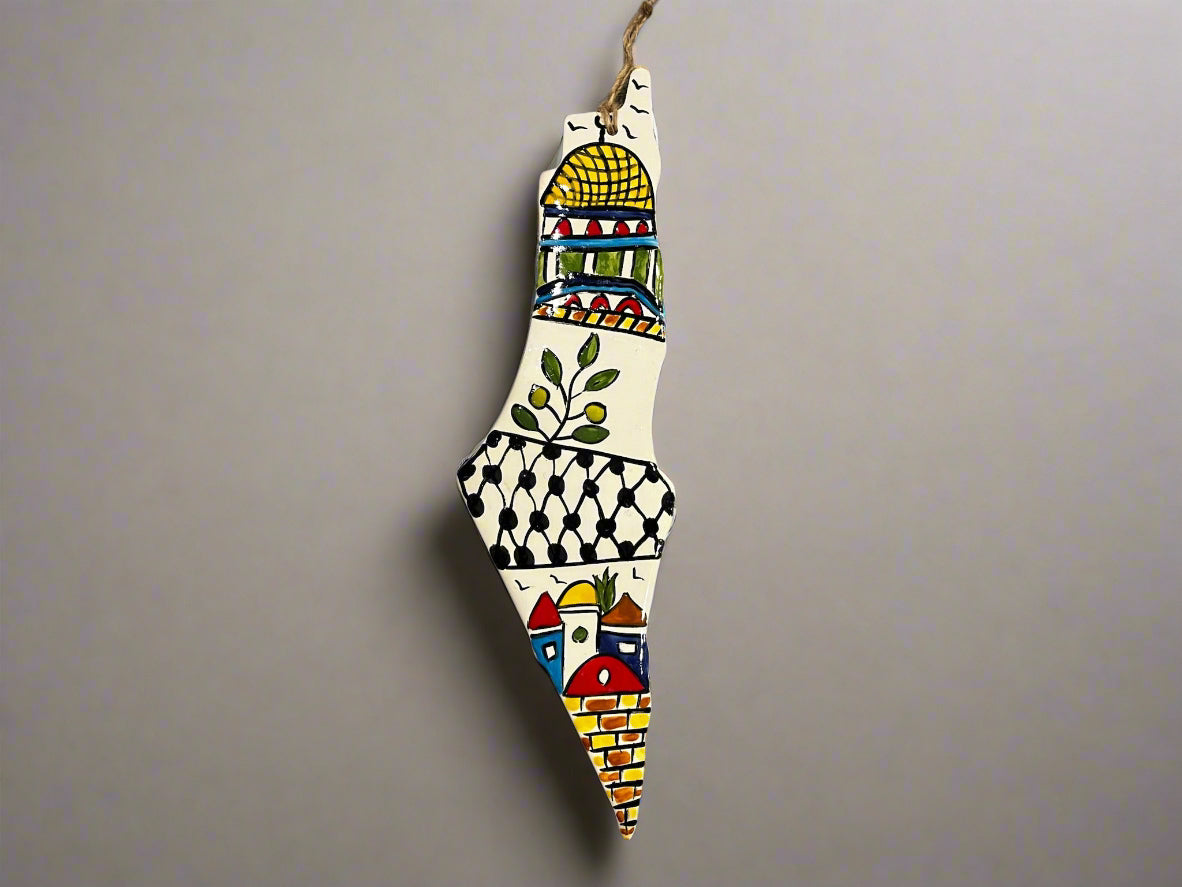 ceramic map of Palestine