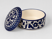 Handmade Ceramic Lidded Bowl | Palestinian Pottery, Food-Safe, Multiple Design