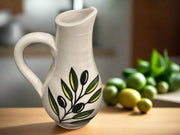 Handmade Oil and Vinegar Ceramic Pourer 