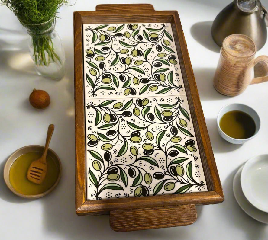 Olive Harmony Serving Tray