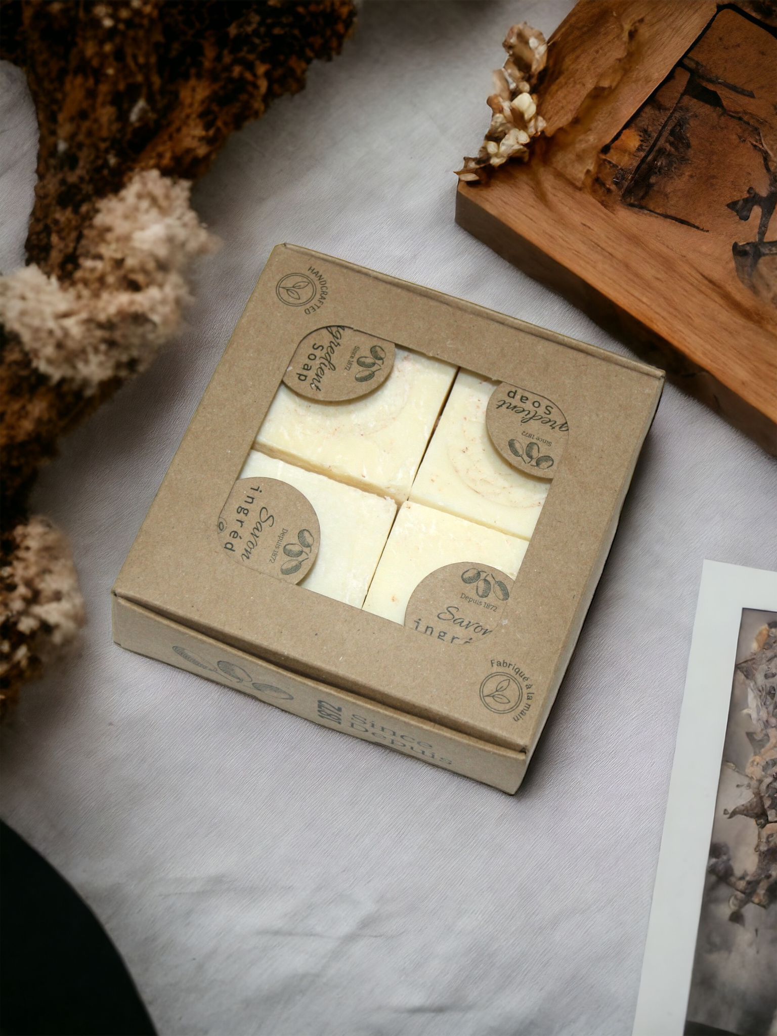 Authentic Body, Face and Hair, Olive Oil Bar Soap – Natural, Eco-Friendly Skincare