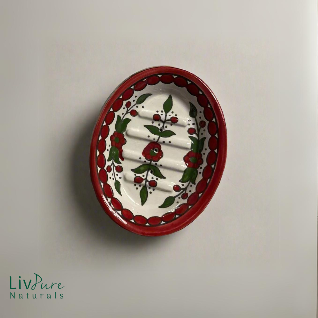 LivPure's Royal Rose Garden Soap Holder