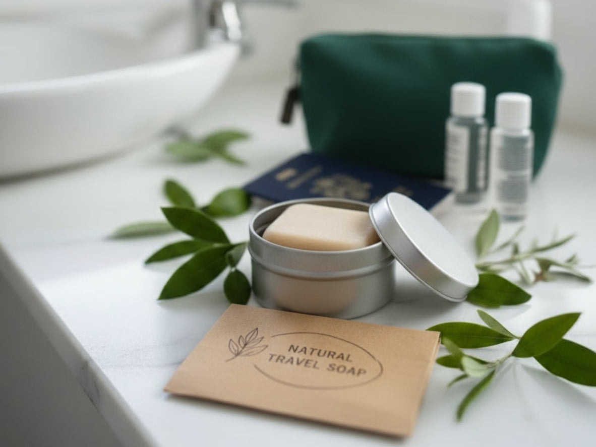 Olive oil soap bar producing rich, moisturizing lather for daily facial or body care