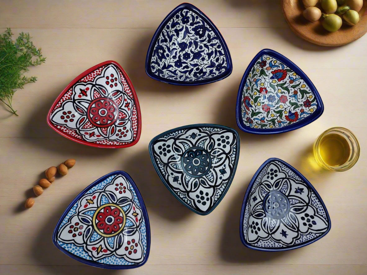 Triangle Ceramic Serving Plate