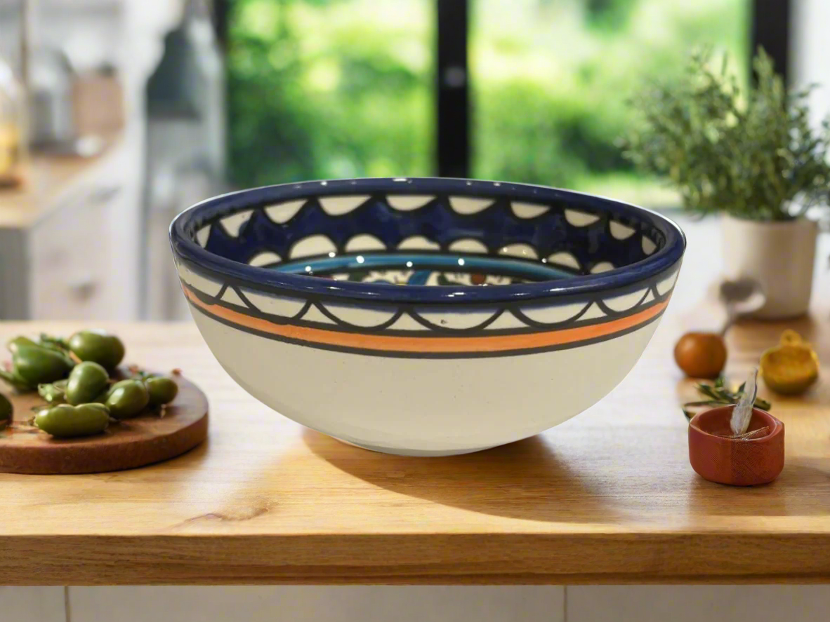 Handmade ceramic bowl made In Palestine 