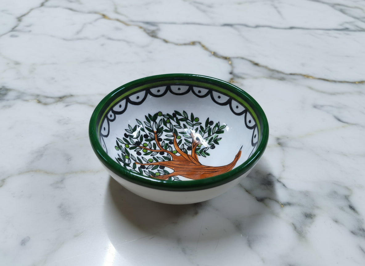 Handmade Ceramic Bowl made in Palestine perfect christams gift for salad, soup