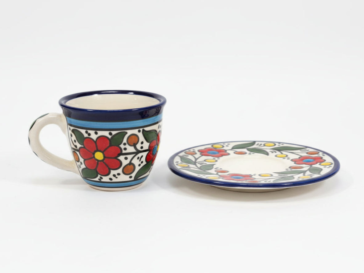 Hanamde ceramic coffee cup from Hebron Palestine