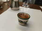 handmade in Palestine Arabic coffee cup