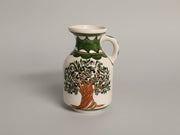 Handmade ceramic milk jar