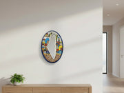 handmade ceramic mirror made in Hebron Palestine