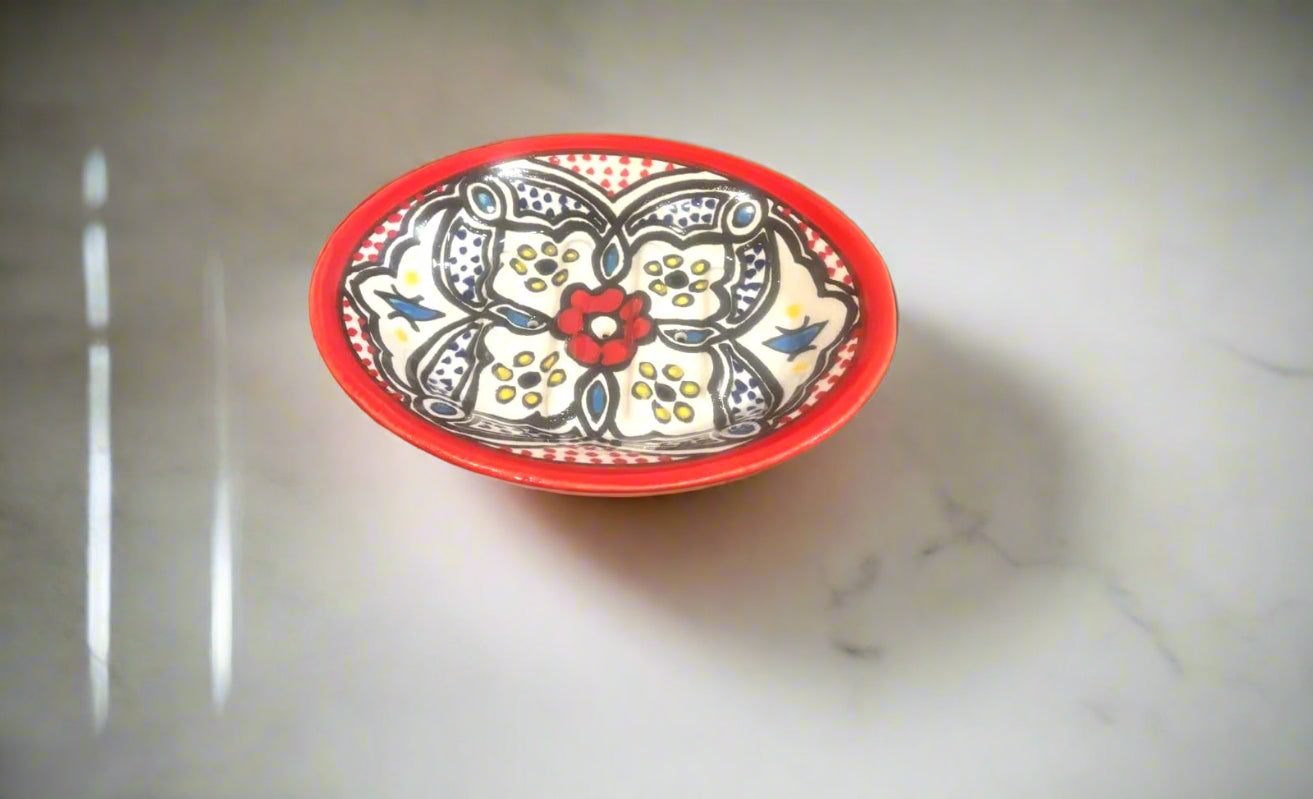 Handmade Soap Dish Ceramic Bathroom Accessories made in Palestine 